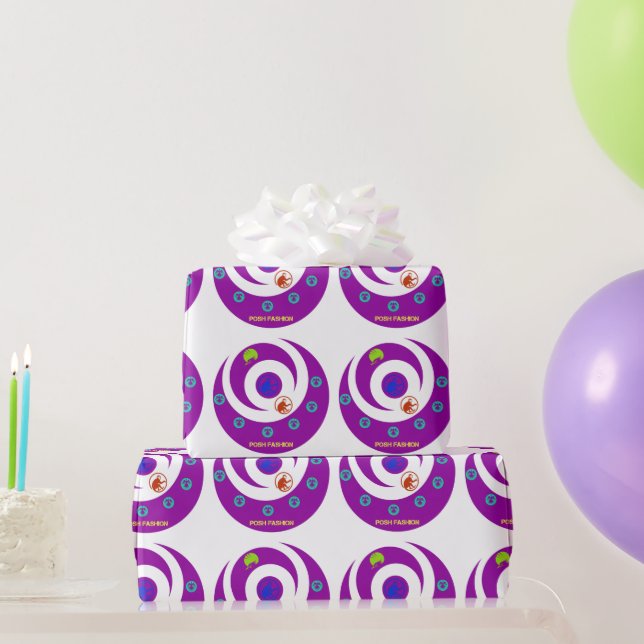 Papel De Presente moda pompa (Presentes para festas)