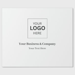 Papel De Presente Modelo de logotipo de negócios personalizado