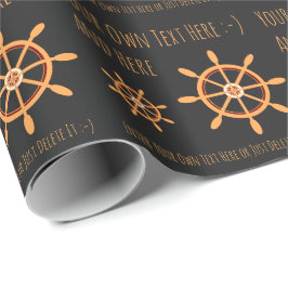 Papel De Presente Modelo de Presente Pessoal do Capitão de Marinheir