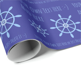 Papel De Presente Modelo de Presente Pessoal do Capitão de Marinheir