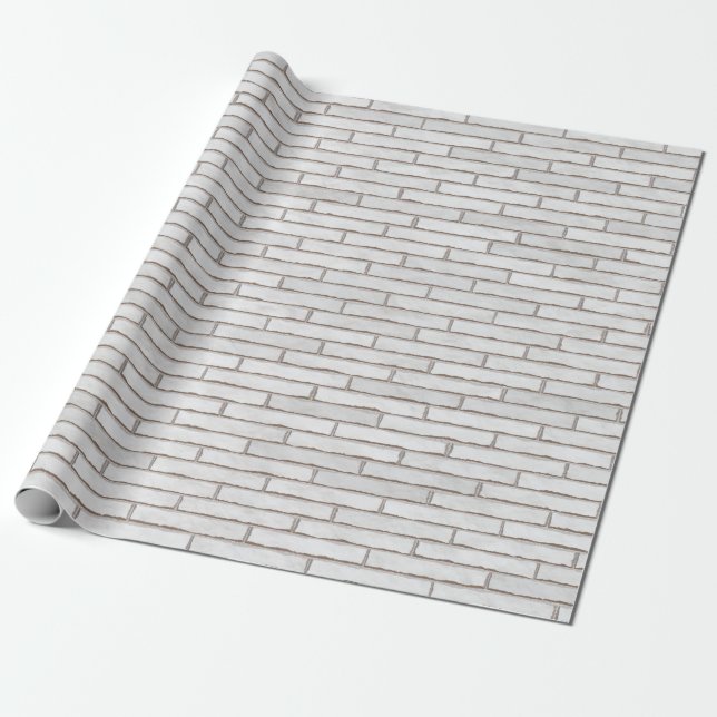 Papel De Presente Modelo de tijolos de parede (Desenrolado)