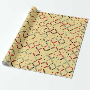 Papel De Presente Modelo geométrico sem costura - ilustração design