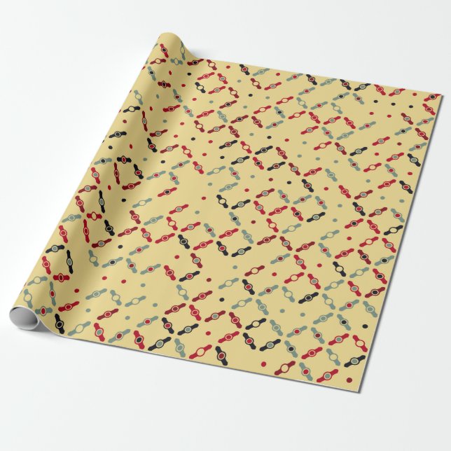 Papel De Presente Modelo geométrico sem costura - ilustração design (Desenrolado)