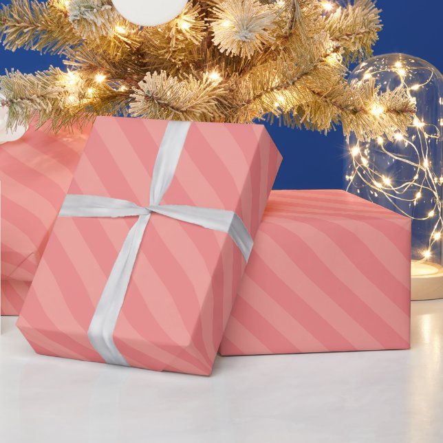 Papel De Presente Modelo Personalizado Elegante Tons de Cor de Pêsse (Feriados)