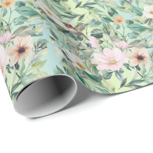 Papel De Presente Modern Boho Watercolor