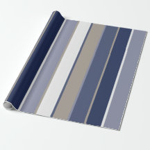 Modern Manly Stripes Blue Taupe