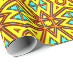 Papel De Presente Modern Native American 31 Wrapping Paper