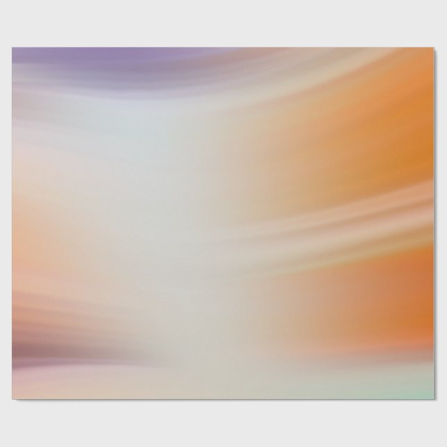 Papel De Presente Modern Pastel Gradient Wrapping Paper (Aberto)