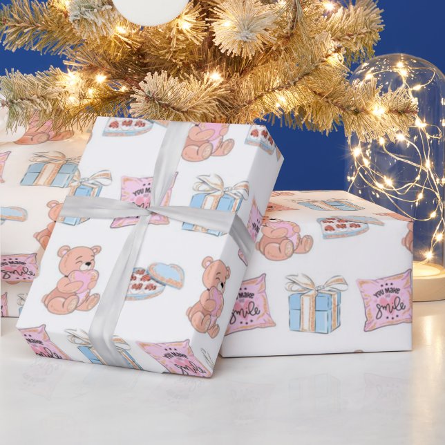 Papel De Presente Moderno (Feriados)