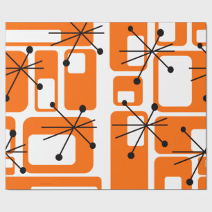 Papel De Presente Moderno do século médio