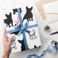 Moderno francês Bulldog Natal