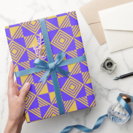 Papel De Presente Moderno Shimmering Corajoso Mamãe Feliz Birthda