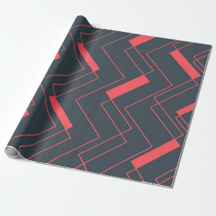 Papel De Presente Moderno, simples, abstrato, vibrante, padrão moder