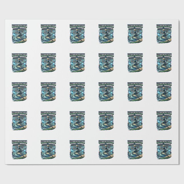 Papel De Presente Modo de Gol do Uzbequistão Esqueleto de Ataque das (Aberto)