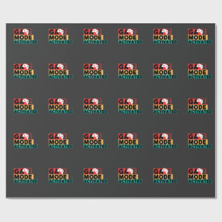 Papel De Presente Modo de Jogo Ativado Arte de Controle de Jogo