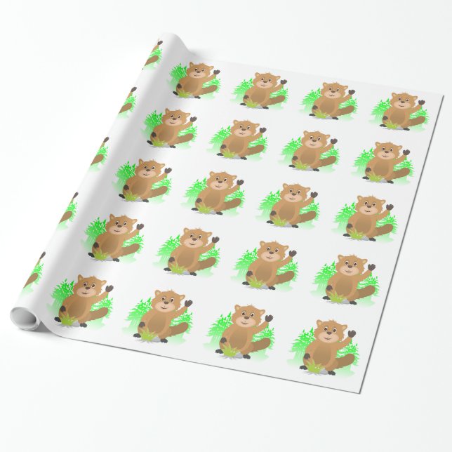 Papel De Presente Mole Clipart (Desenrolado)