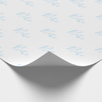 Molho Elegante De Bebê Azul Personalizado