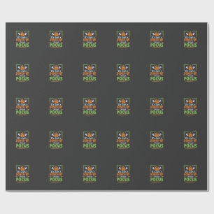 Papel De Presente Molinário de Halloween de Truques e Trapaças