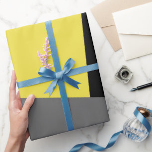 Papel De Presente Mondrian Mania Retro