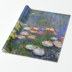 Papel De Presente Monet Water Lily Fine Art (1916)
