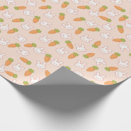 Papel De Presente Monny e Cenoura Minimalistas