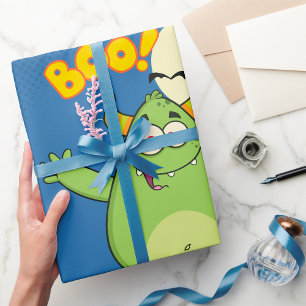 Papel De Presente Monster Boo Wraping Paper