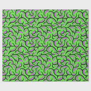 Papel De Presente Monster Brain