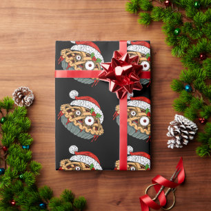 Papel De Presente Monster Holiday Pie