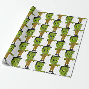 Papel De Presente monstro de chibi