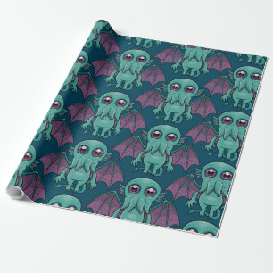 Papel De Presente Monstro de Cthulhu, Bebê Cento