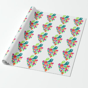 Papel De Presente Monstro Yeti Brilhante