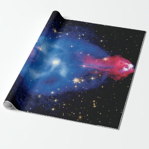 Papel De Presente Montagem em Raios-X da Galáxia Cygnus A Foto do Es