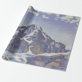 Papel De Presente Montanha Monge Com Nuvens (Ferdinand Hodler)