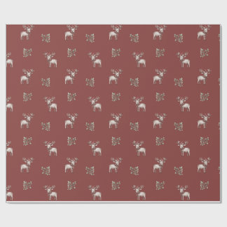 Papel De Presente MooseBerry Wrapping Paper, presente de Natal!