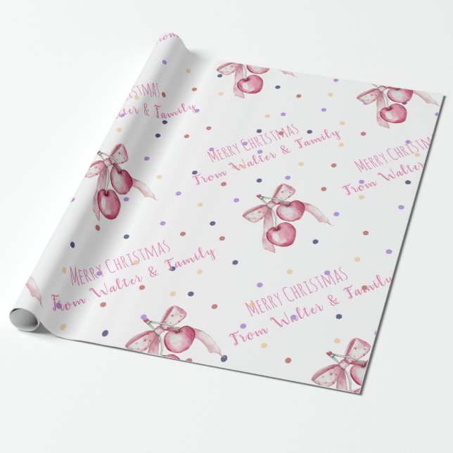 Papel De Presente Morangas Rosa corporativo feminino (Desenrolado)