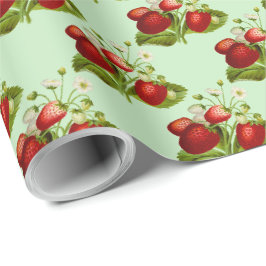 Papel De Presente Morango
