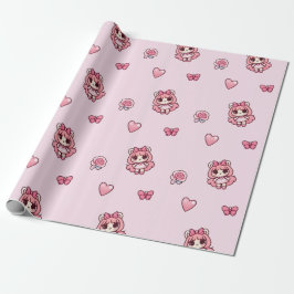 Papel De Presente Morangos Adoráveis
