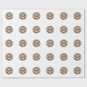 Papel De Presente Morcego de Halloween Coisas Grossas Vibrações Assu