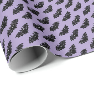 Papel De Presente Morcegos
