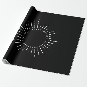 Papel De Presente Morse Code Alphabet