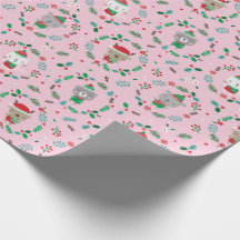 Mortes de animais de Natal bonitas, rosa