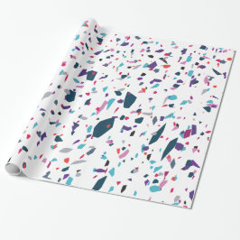 Papel De Presente Mosaico de Verão