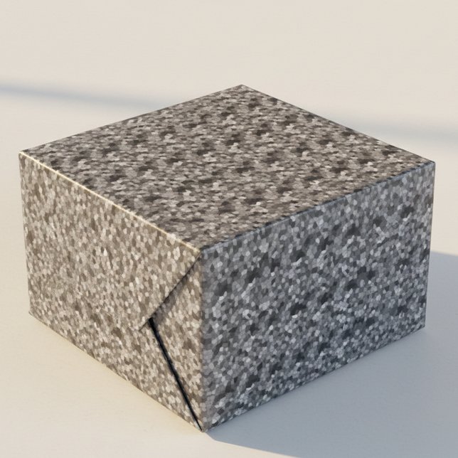 Papel De Presente Mosaico negro e Abstrato Cinza (Criador carregado)