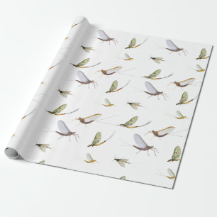 Papel De Presente Moscas