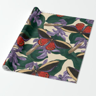 Papel De Presente Moth