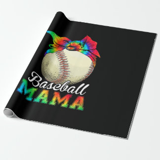 Papel De Presente Mother Baseball Mama Birthday