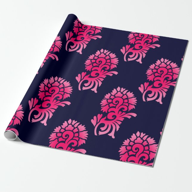 Papel De Presente motif motif background abst de flores de múghal in (Desenrolado)