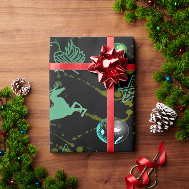 Papel De Presente Motivos navideños (Presente de Natal)