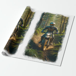 Papel De Presente Moto-xing - Motocross Racers