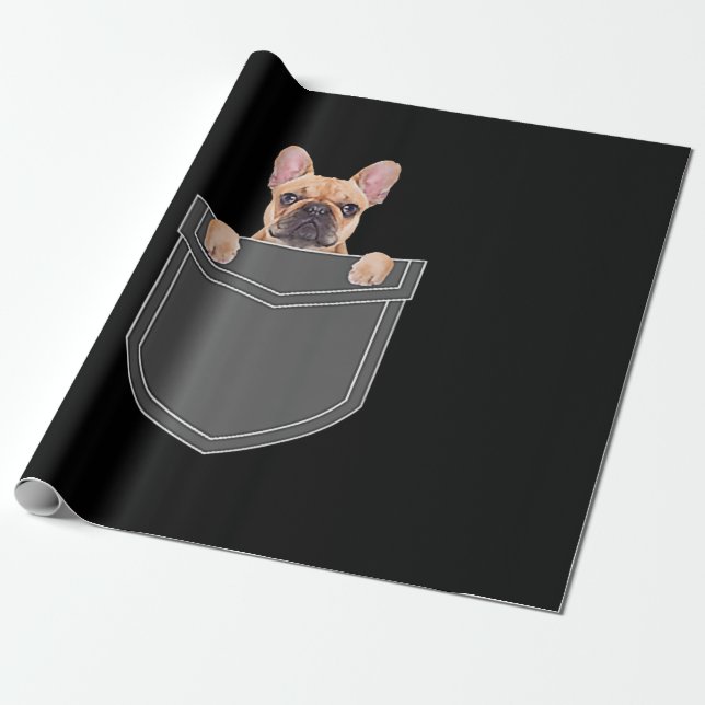 Papel De Presente Motosserras | Buldogue Francês Na Minha Roupa De B (Desenrolado)